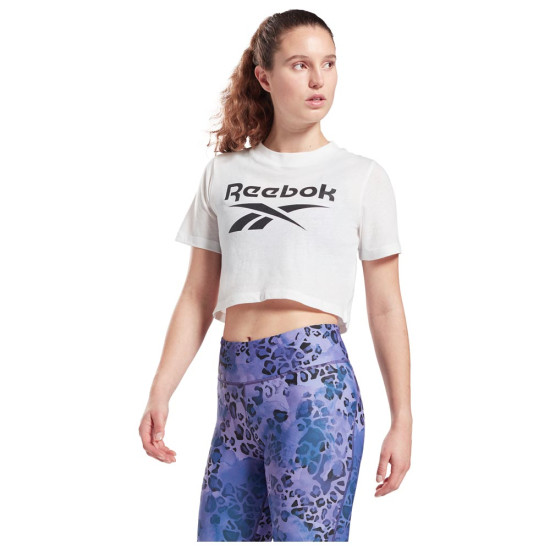 Reebok Γυναικεία κοντομάνικη μπλούζα Crop Reebok Γυναικεία κοντομάνικη μπλούζα Crop